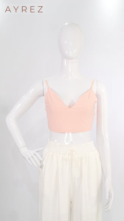 Top Rosa Tirantes Finos