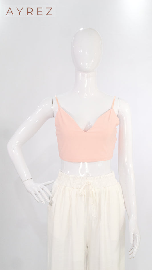 Top Rosa Tirantes Finos