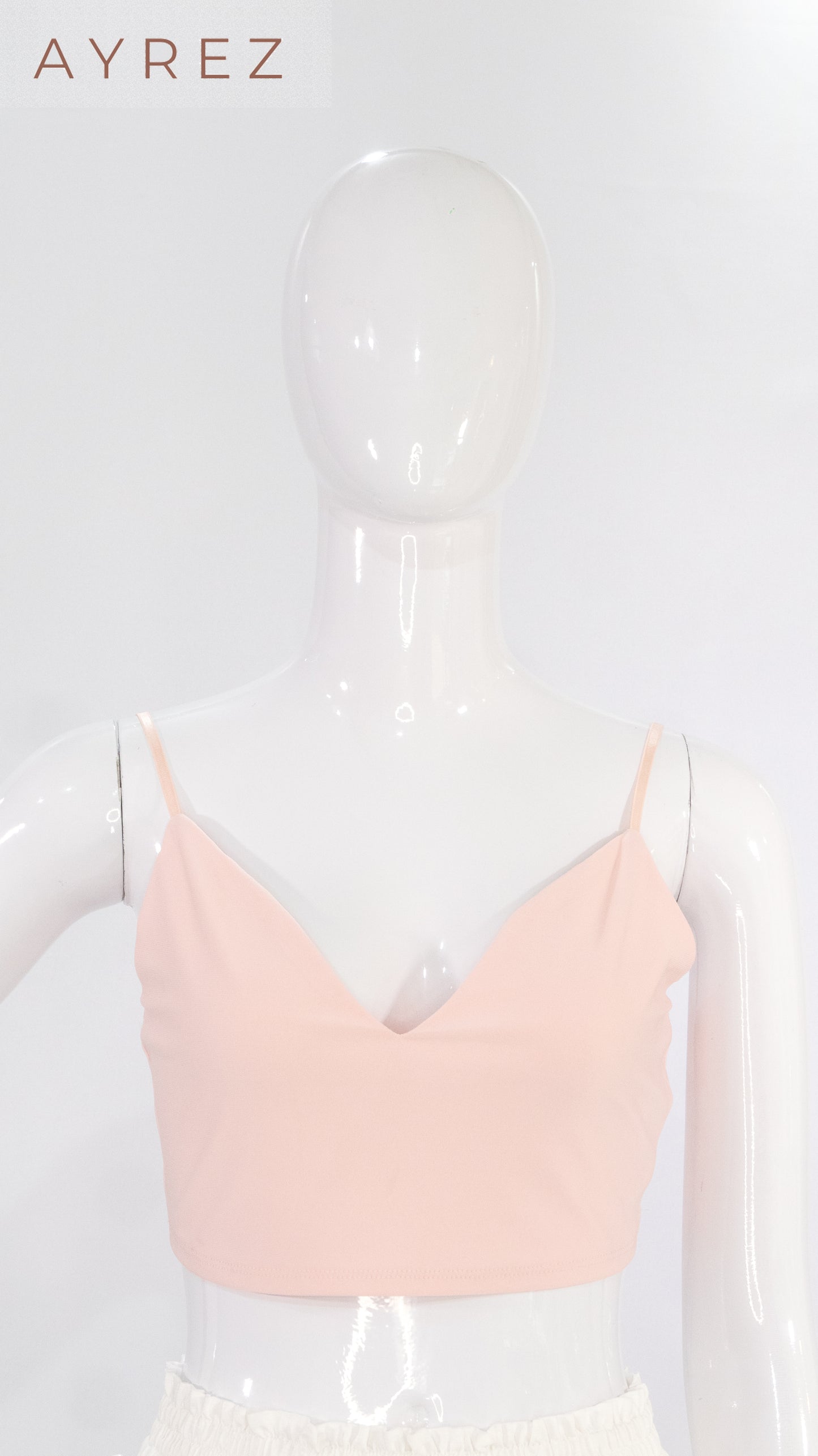 Top Rosa Tirantes Finos